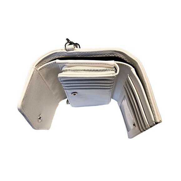 Steve Madden White BBRETT Stone Wallet - Picture 5 of 6